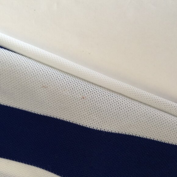 VTG Maska Ultrafil Referee Jersey Small White Blue Striped Long Sleeve Full Zip - Picture 9 of 9